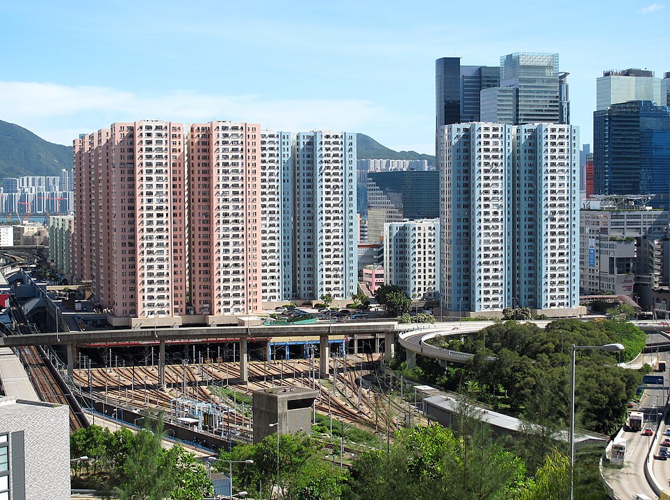 Aerial view of Kowloon Bay Depot